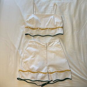 Antonio Melani x The Nate Note matching short set